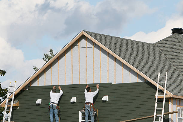 Professional Emergency Siding Repair technician working in Montpelier, VA